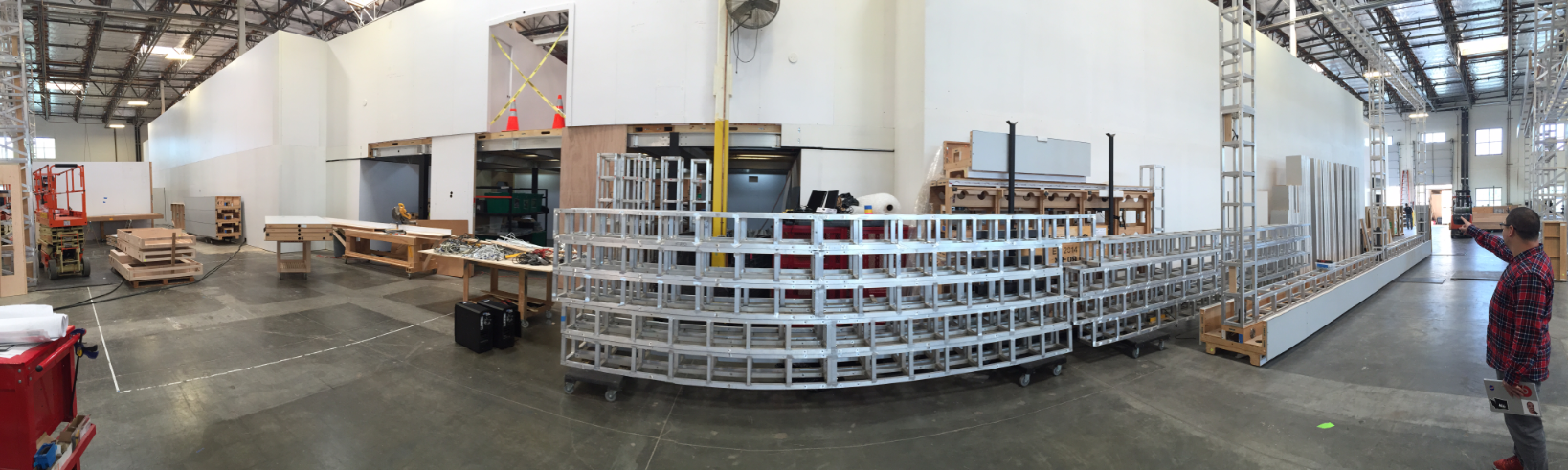 Full width of the booth