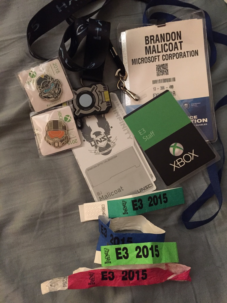 Halo booth swag