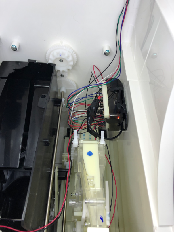 Final wiring of the switches and lights