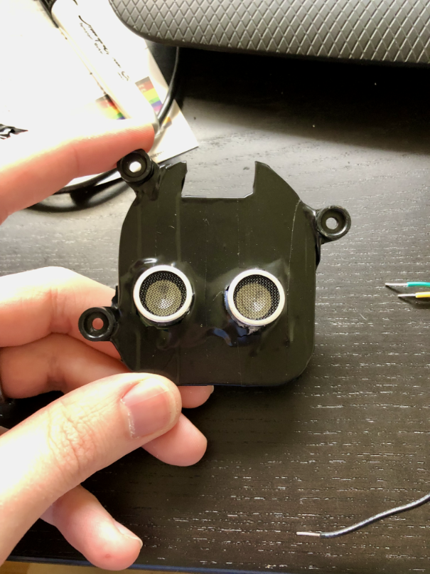 Refit ultra sonic range finder in place