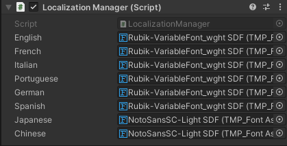Assigning fonts